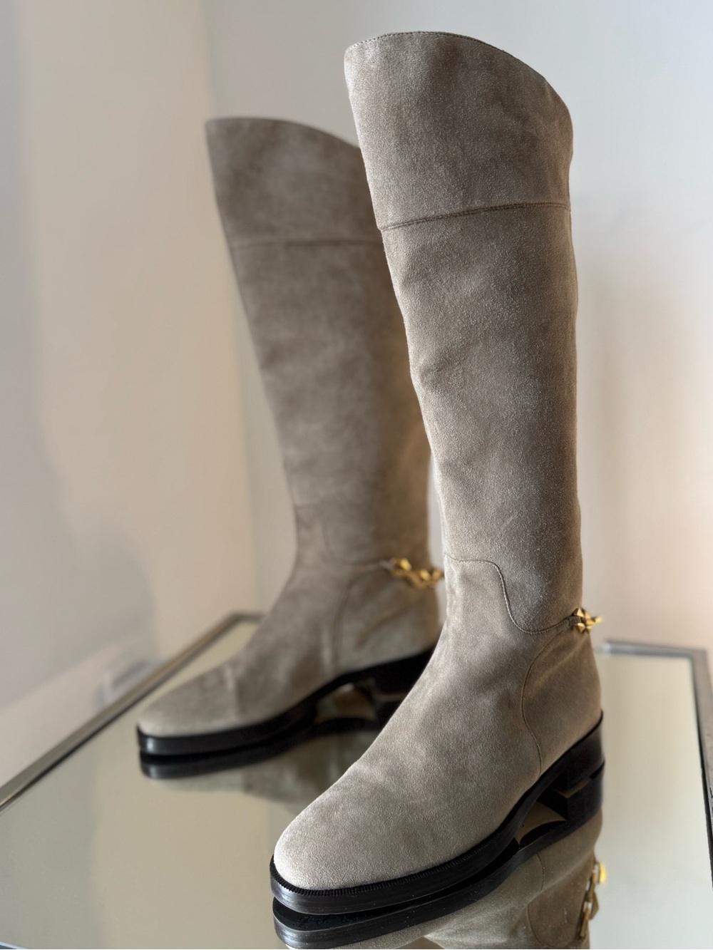 New JIMMY CHOO Nell suede knee-high boots 38 $1,695 - Picture 9 of 13